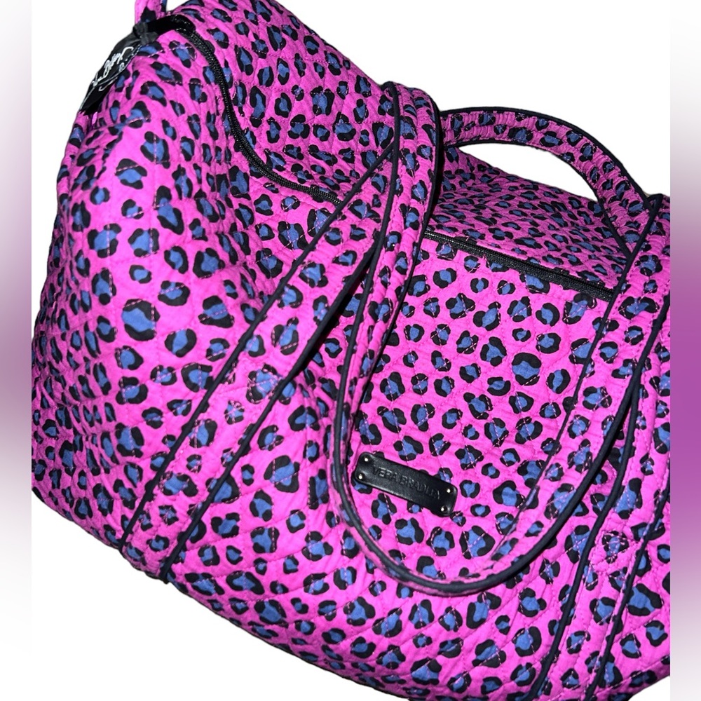 Vera Bradley Womens Large Duffel Zebra One Size - Picture 6 of 8